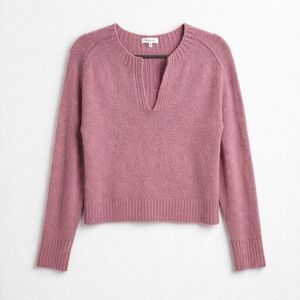 Another Love M Medium Dusty Rose V-Neck Sweater